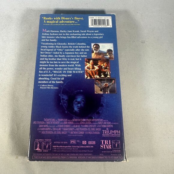Magic In The Water 1995 VHS Family Movie Starring Mark Harmon - Picture 2 of 3